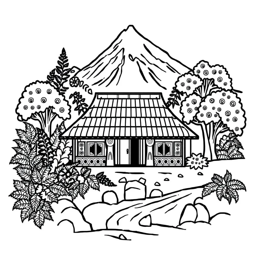 Māori family tree illustration