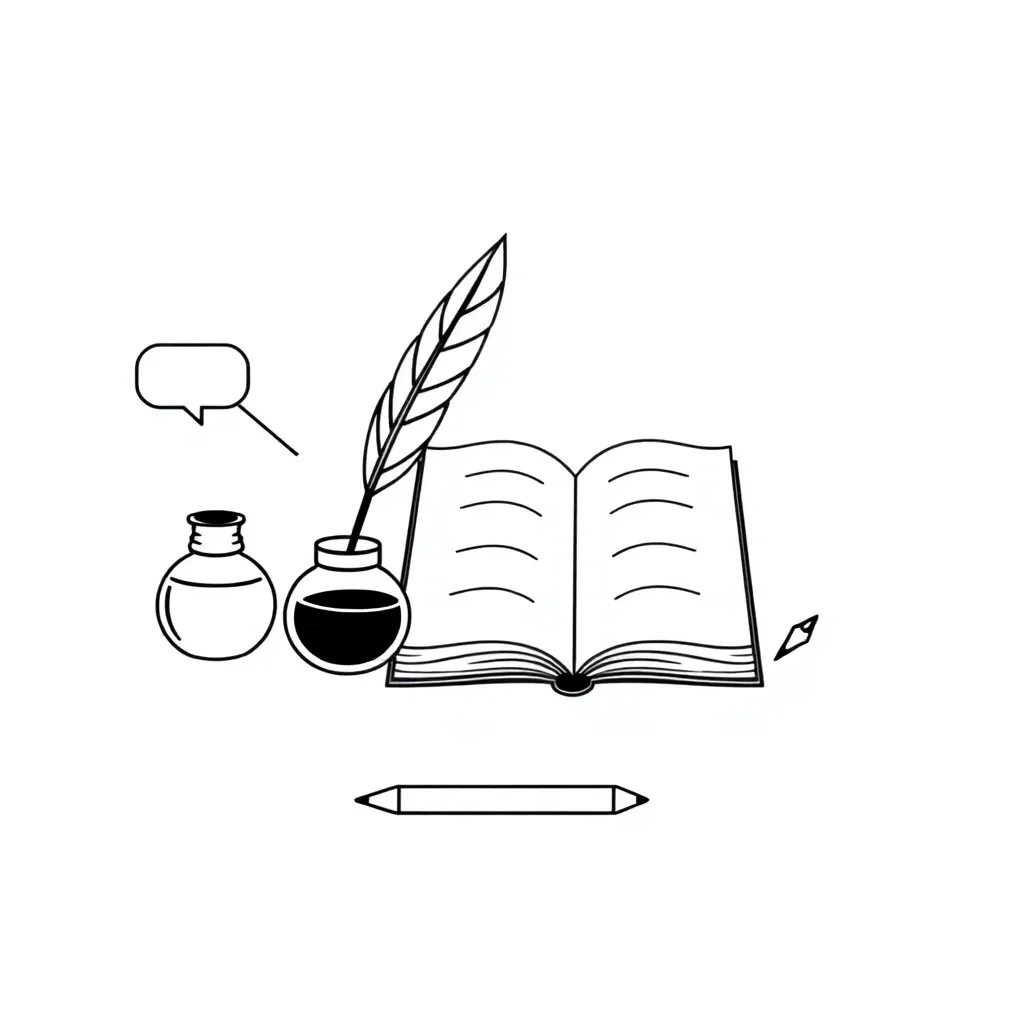 Grammar worksheet illustration