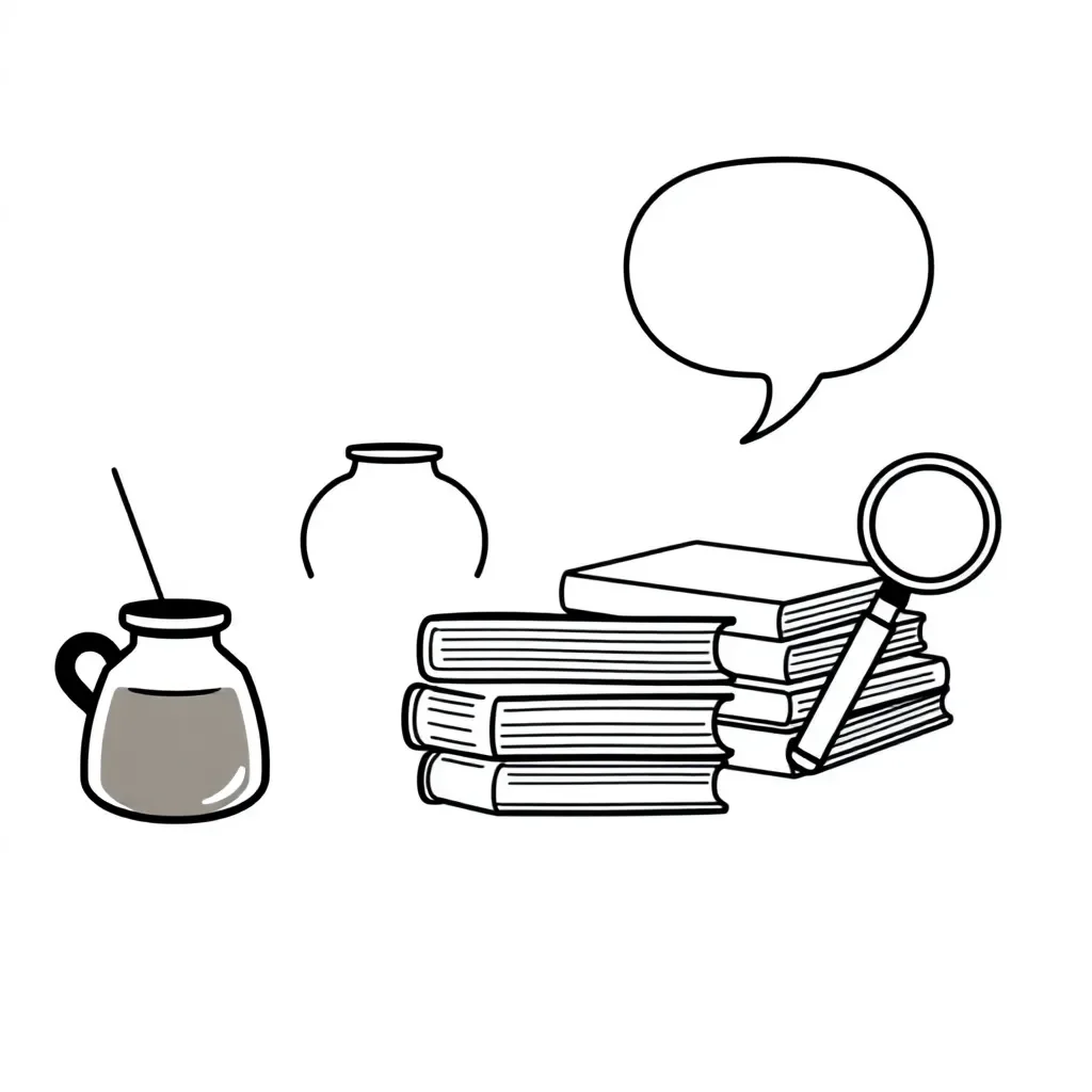 Non-fiction text analysis illustration