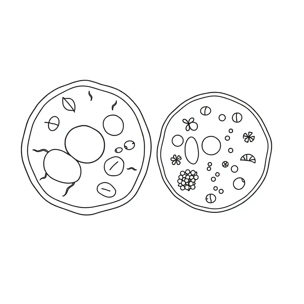 Cell structure diagram
