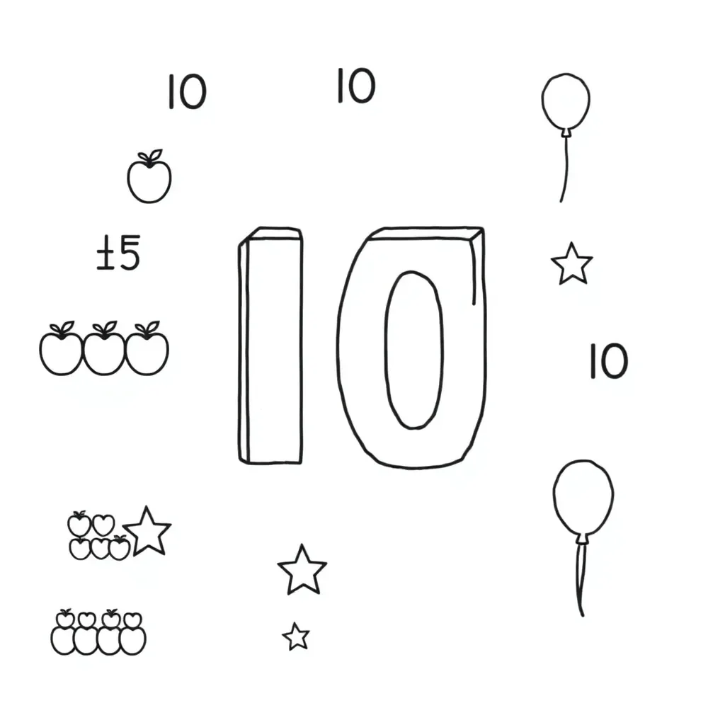 Numbers and multiplication symbols