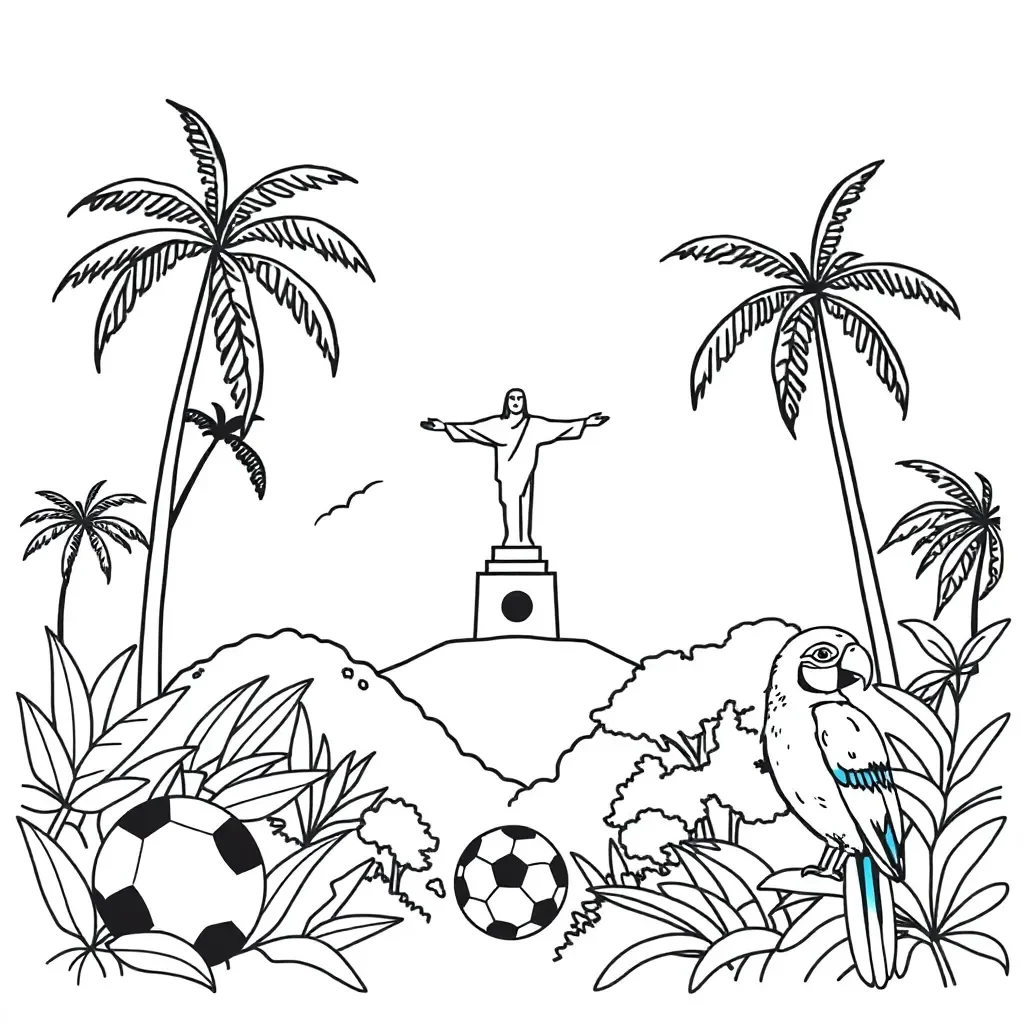 Brazilian rainforest scene