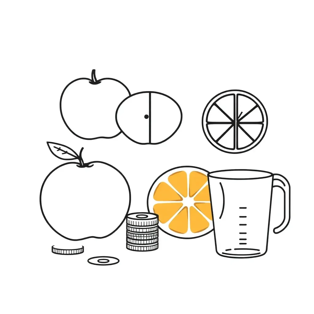 Fraction to decimal conversion illustration