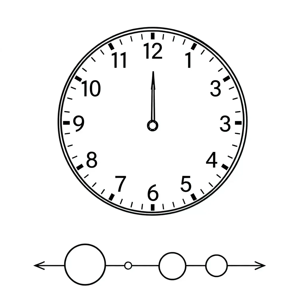 Number line showing rounding concept