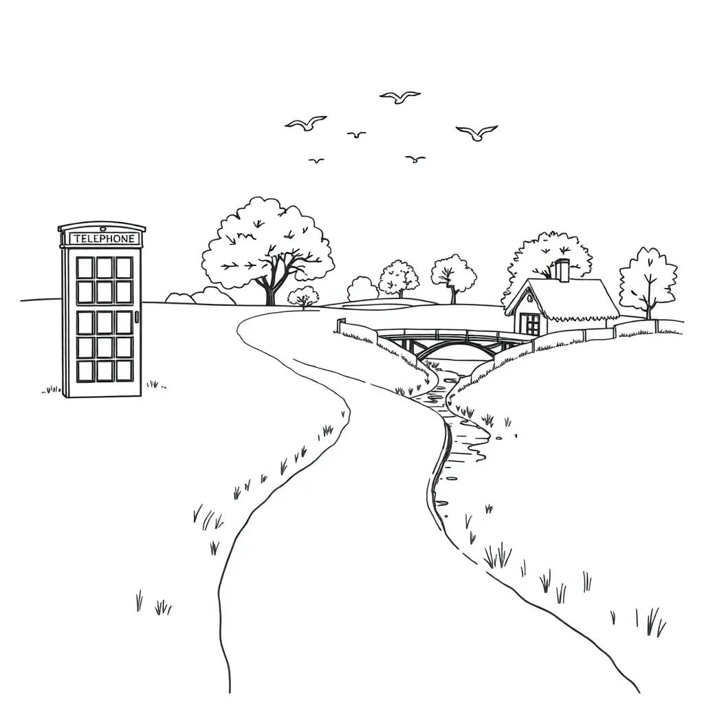 Journey themed illustration