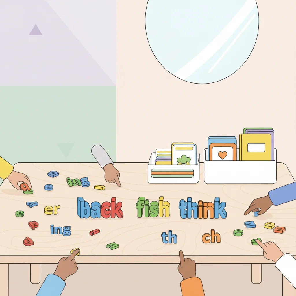 Make Your Own CK, SH, TH Words