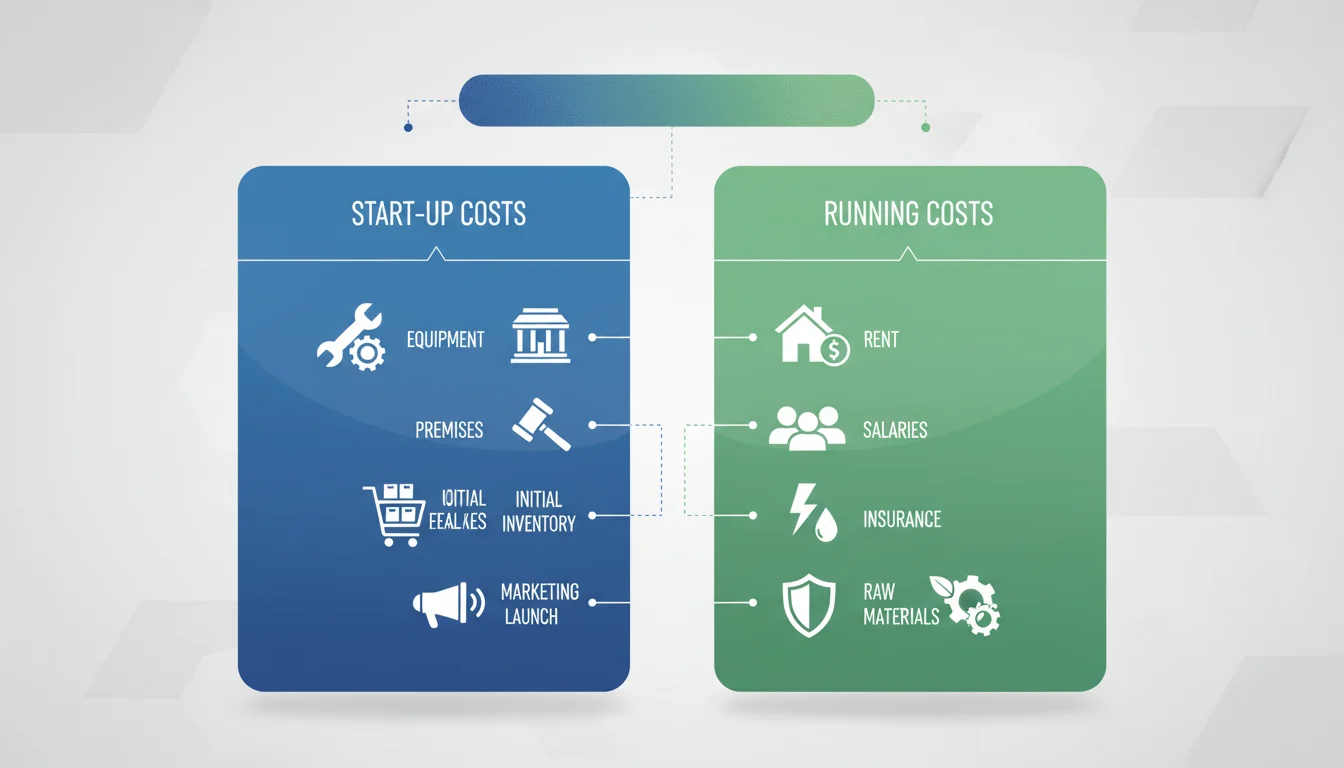 Start-up vs Running Costs Breakdown