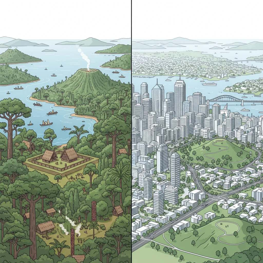Then and Now: Tāmaki Makaurau