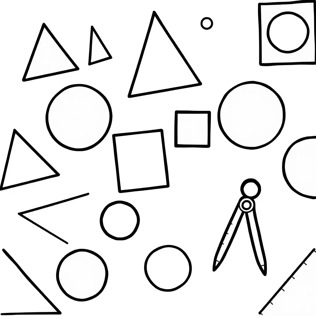 Scale drawing and ratio illustration