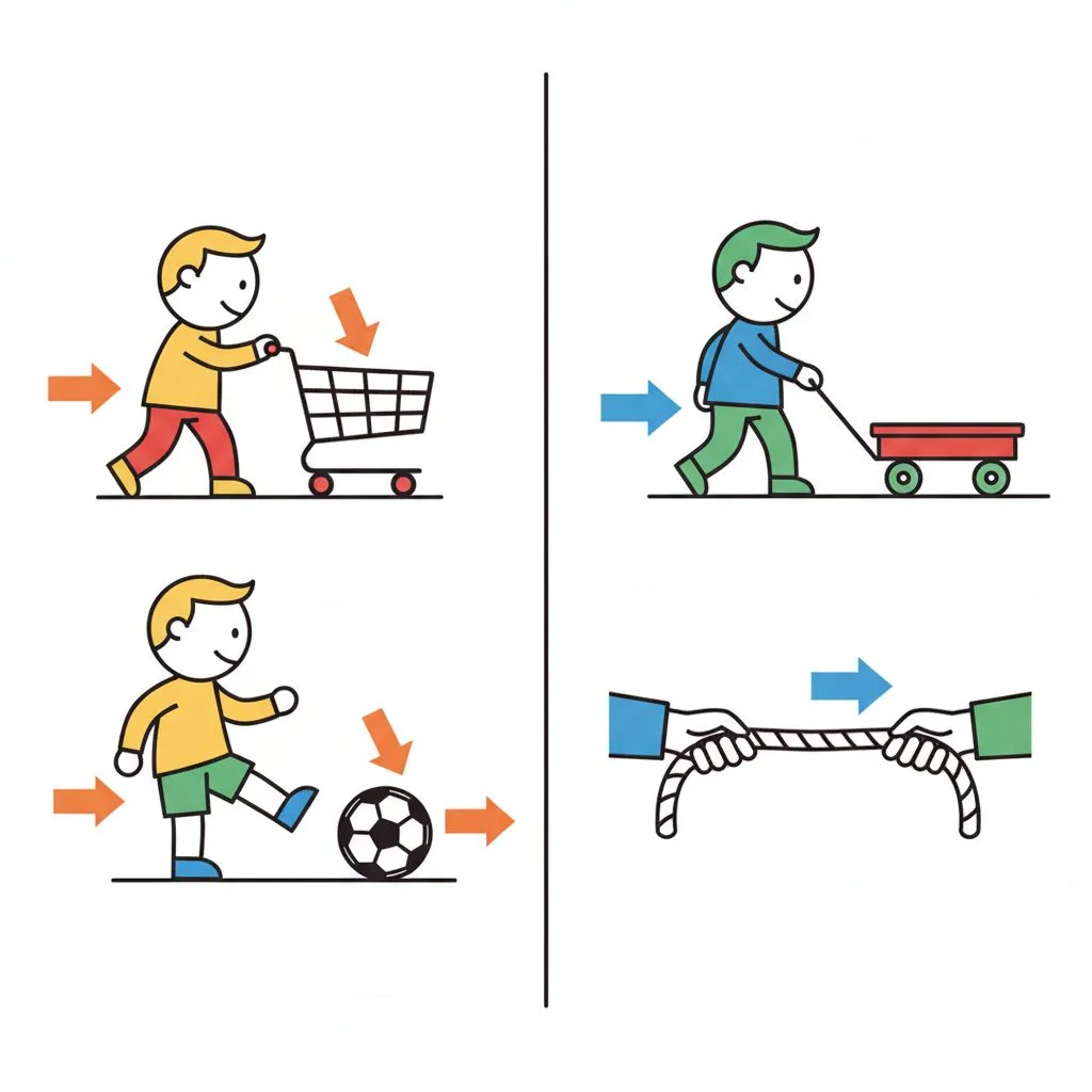 Push vs Pull Forces