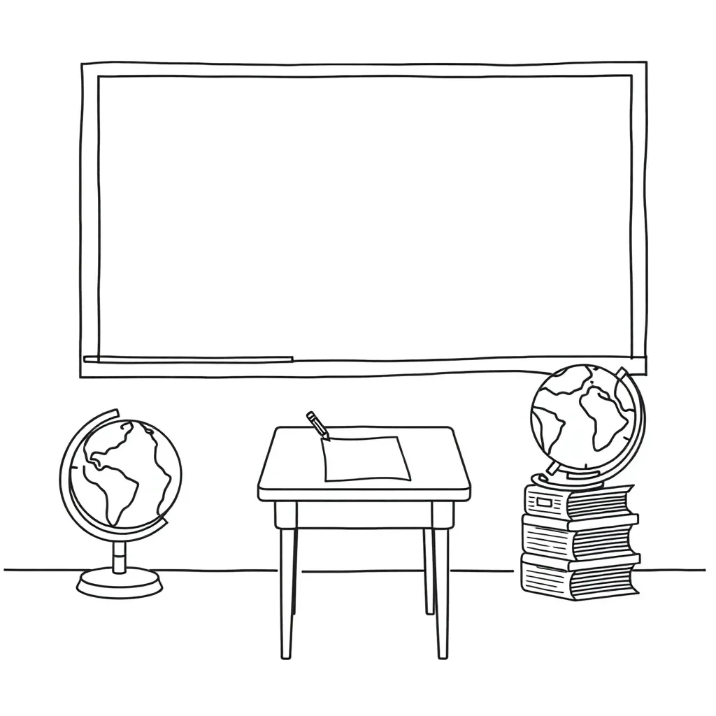 Division symbols and numbers illustration