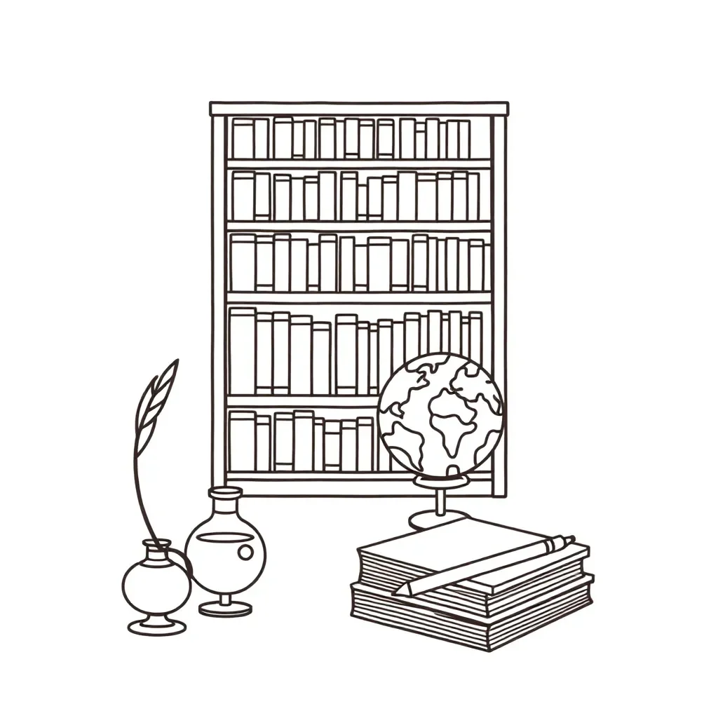 Students reading and writing
