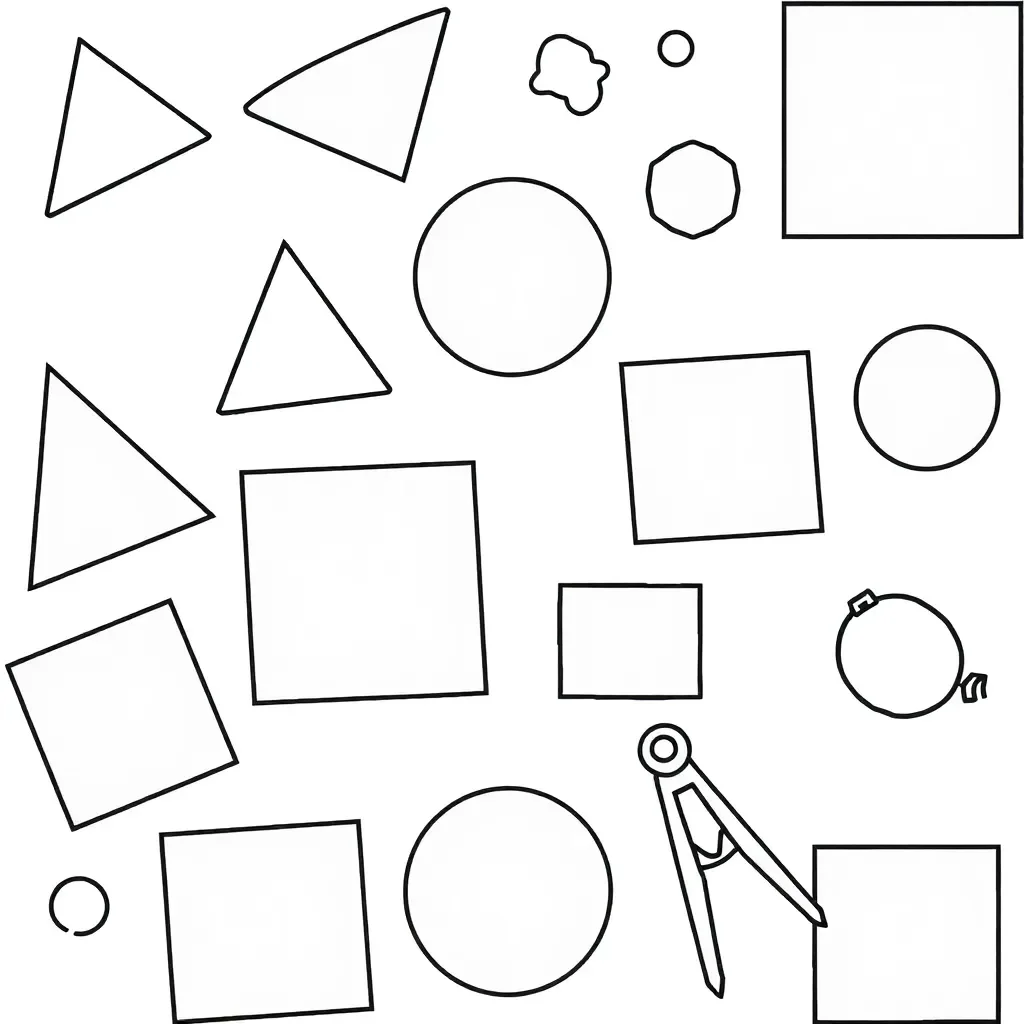 Scale drawing illustration