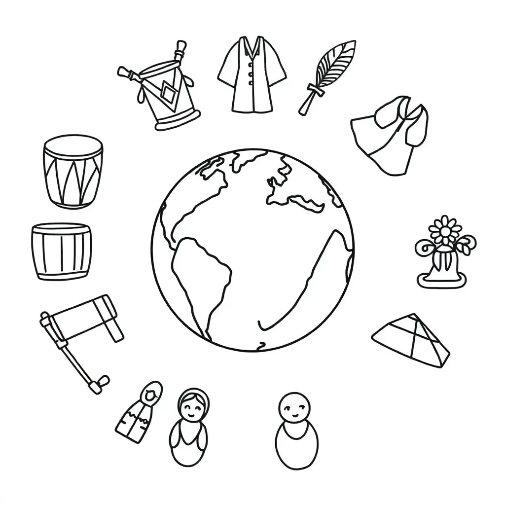 Database and computer illustration