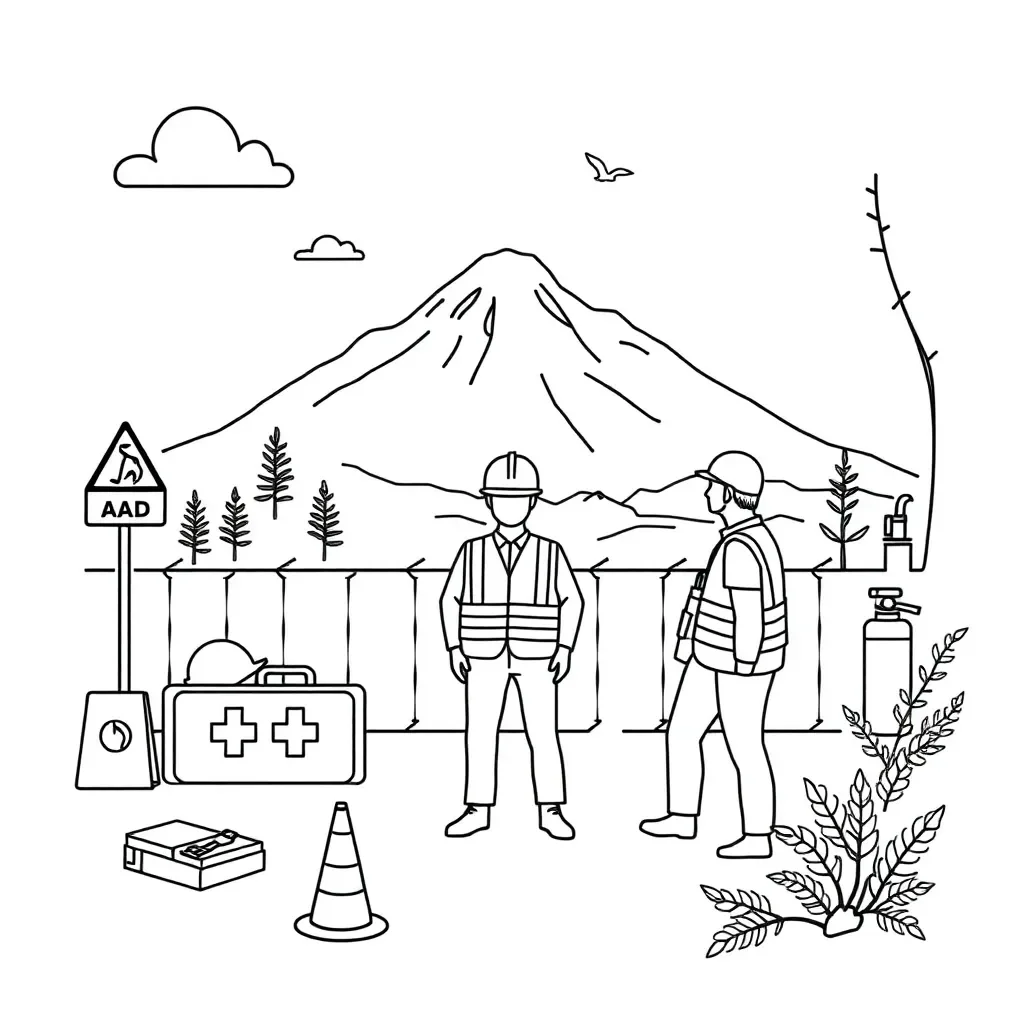 Workplace safety illustration