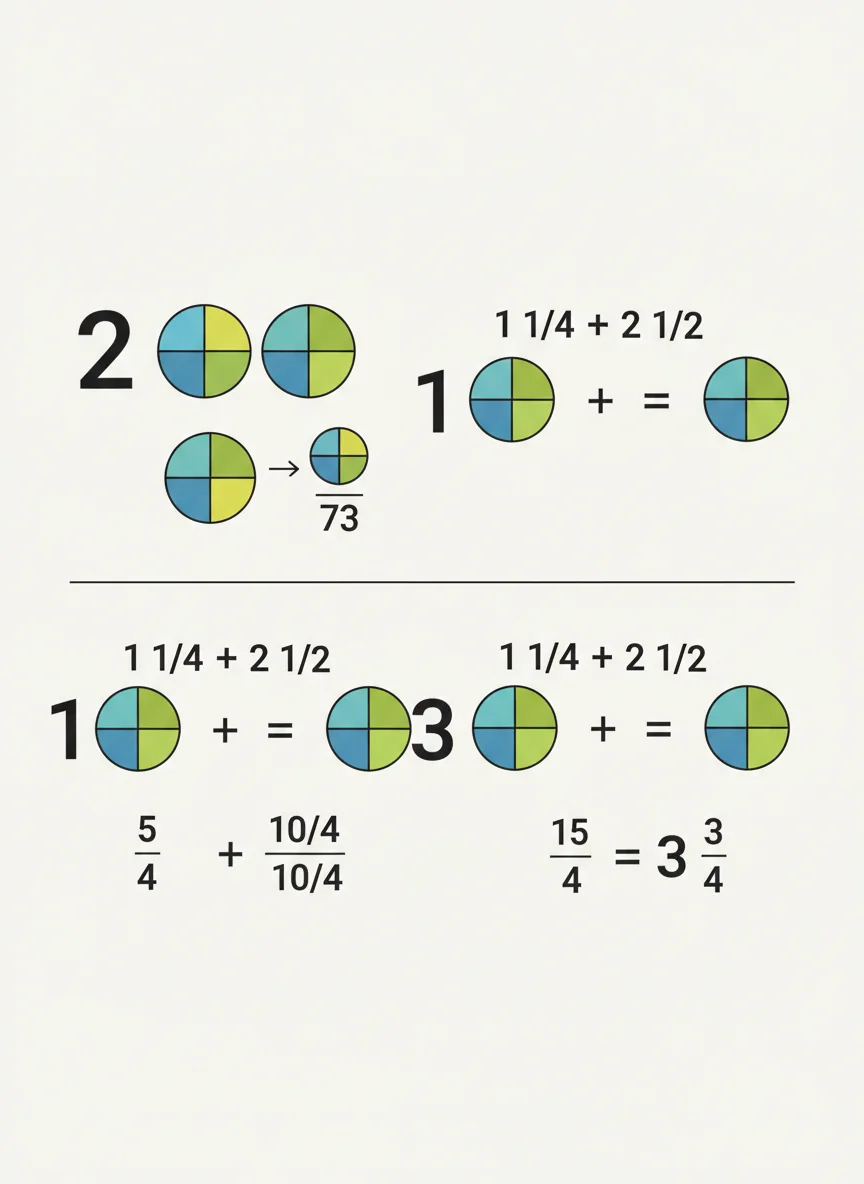 Working with Mixed Numbers