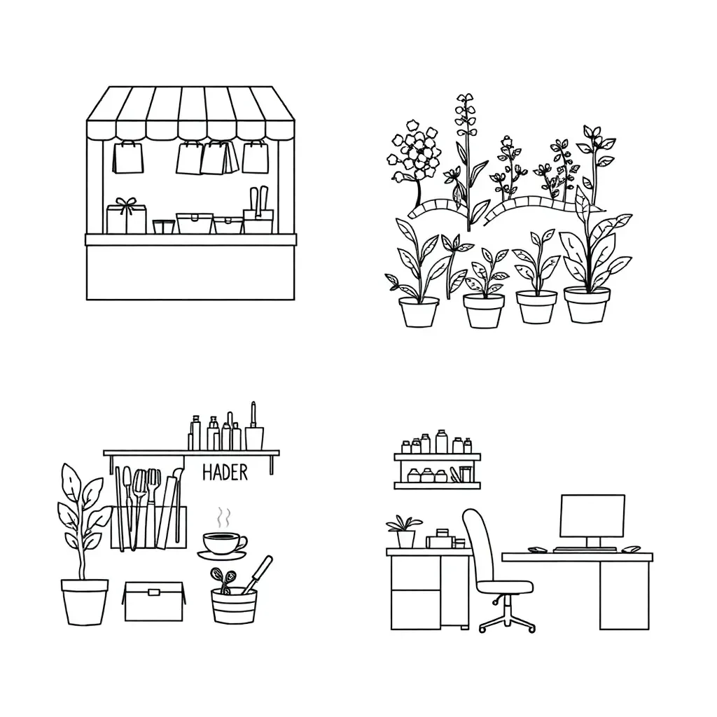 People working in different job roles