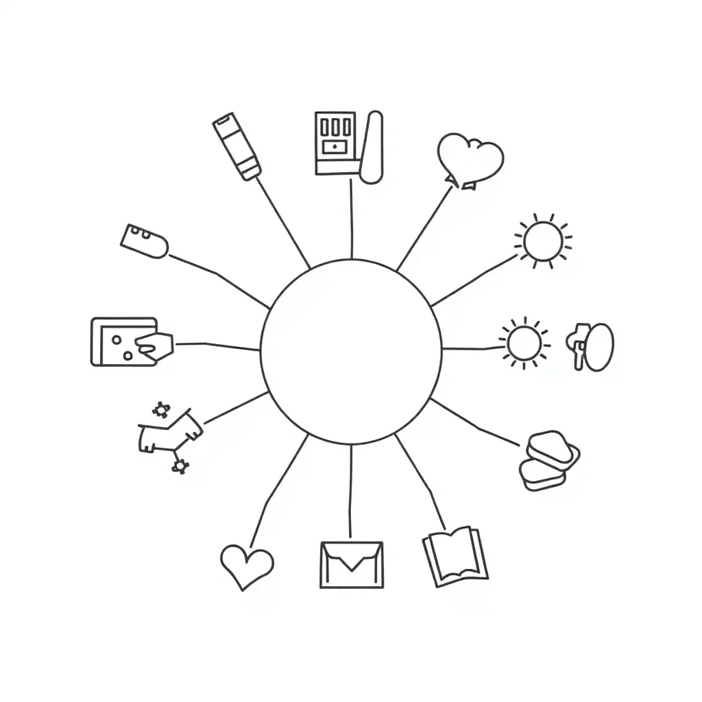 Mind map illustration