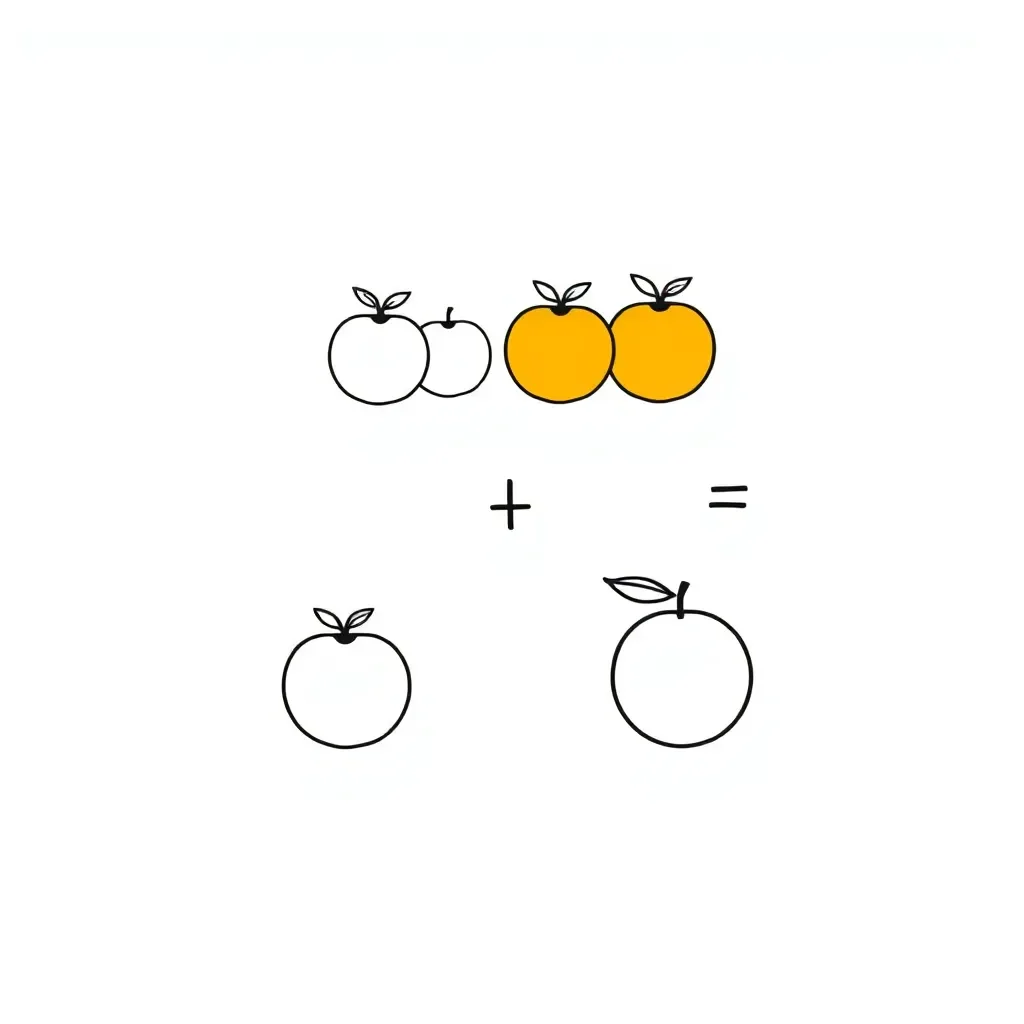 Adding integers illustration