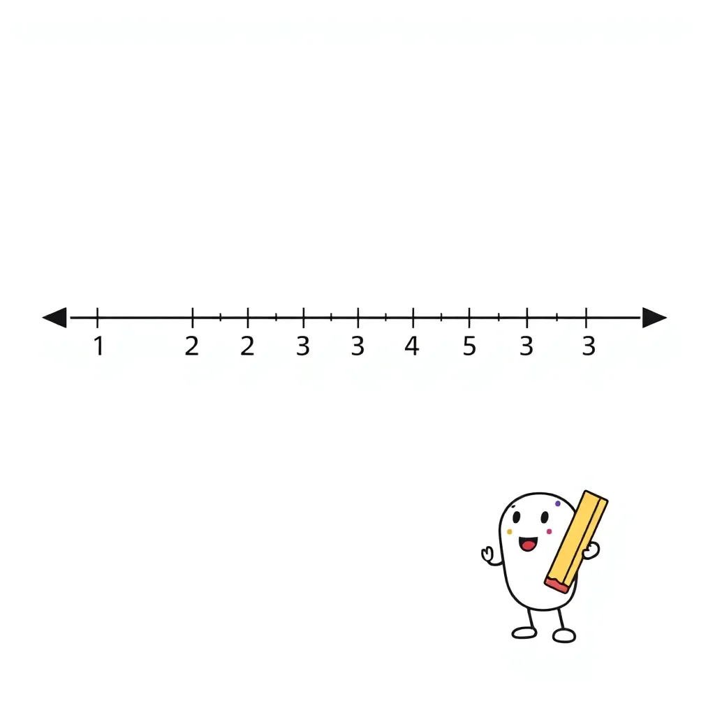 Integer number line illustration