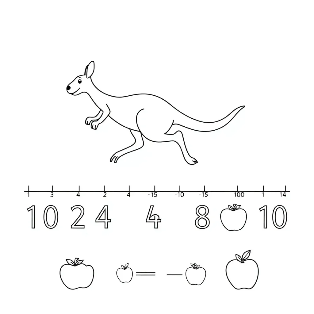 Numbers and sorting illustration