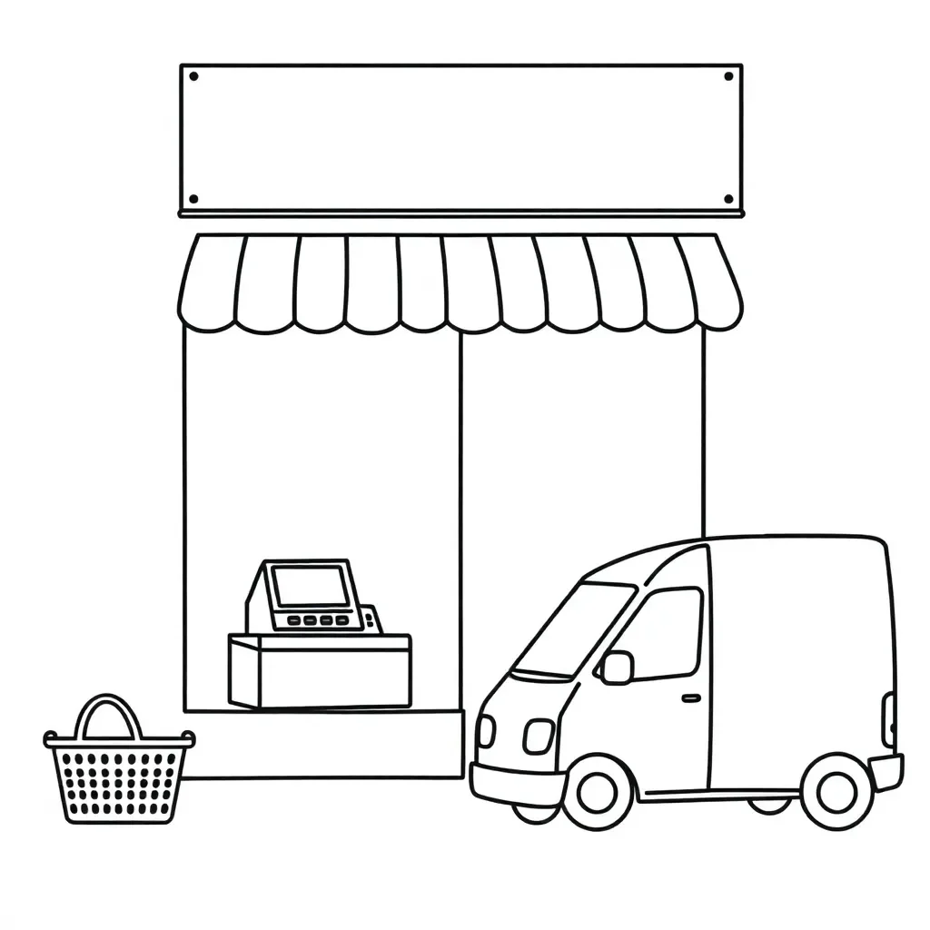 Business features illustration