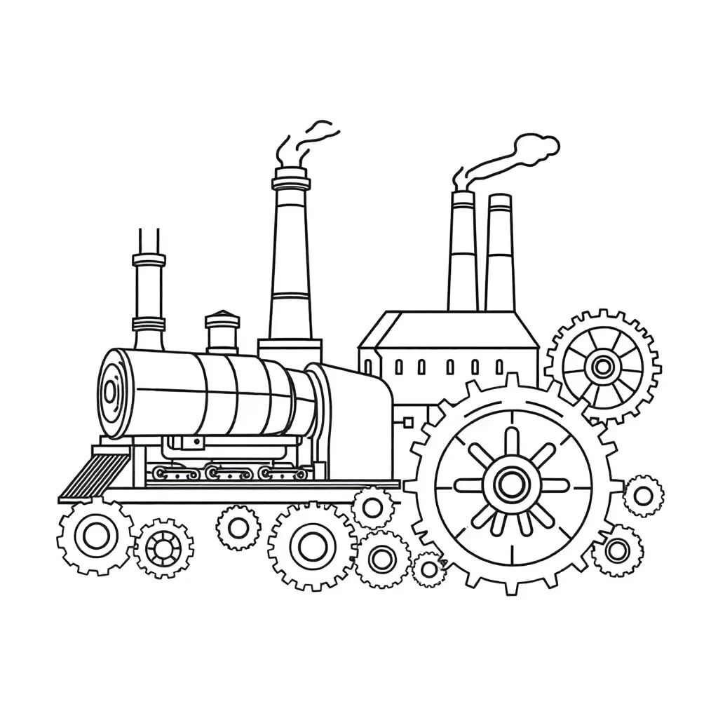 Manchester cotton mill during Industrial Revolution