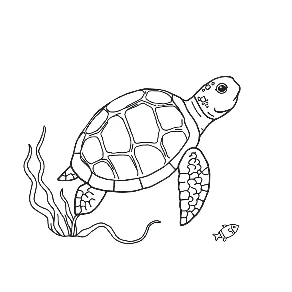 Turtle with protective shell