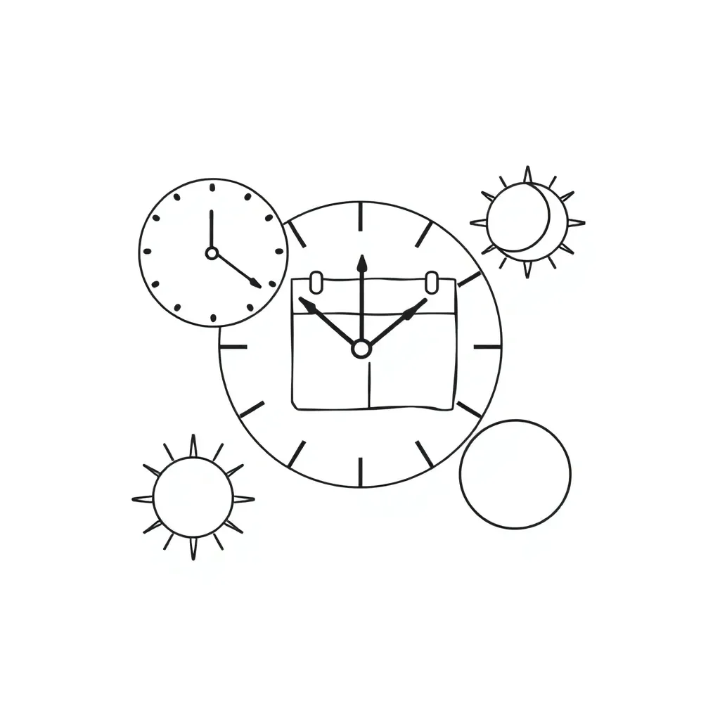 Spanish grammar worksheet illustration