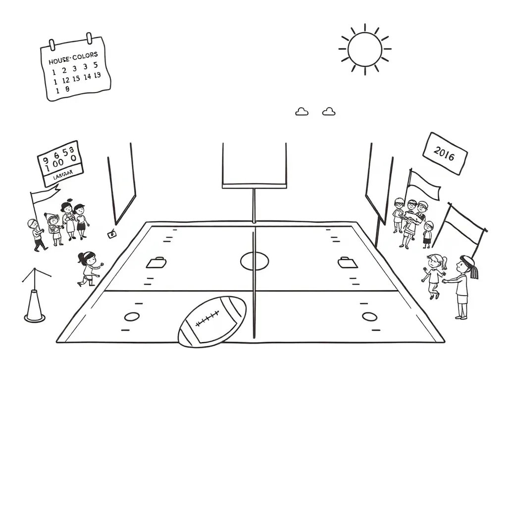 Sport event planning illustration