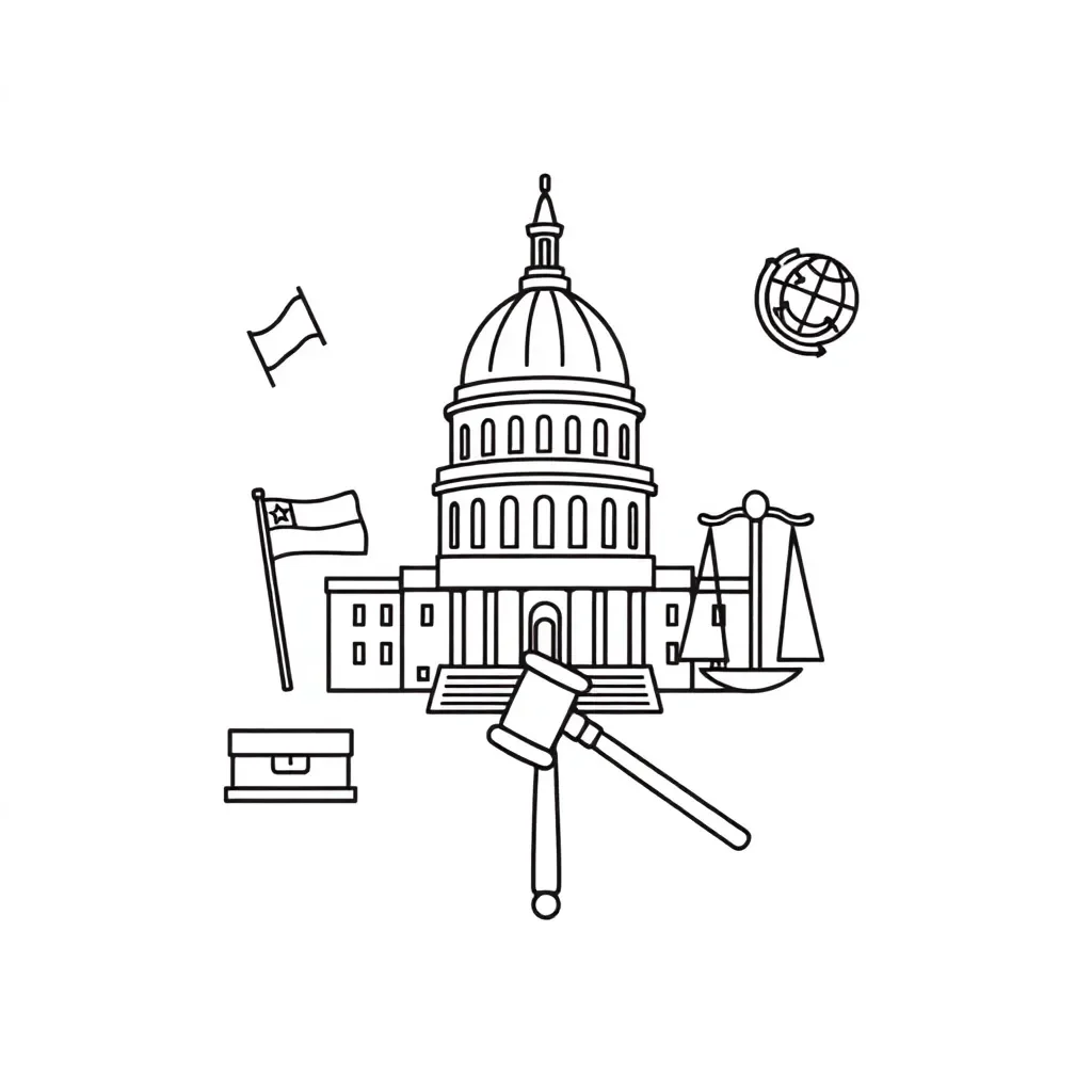 US Capitol Building illustration
