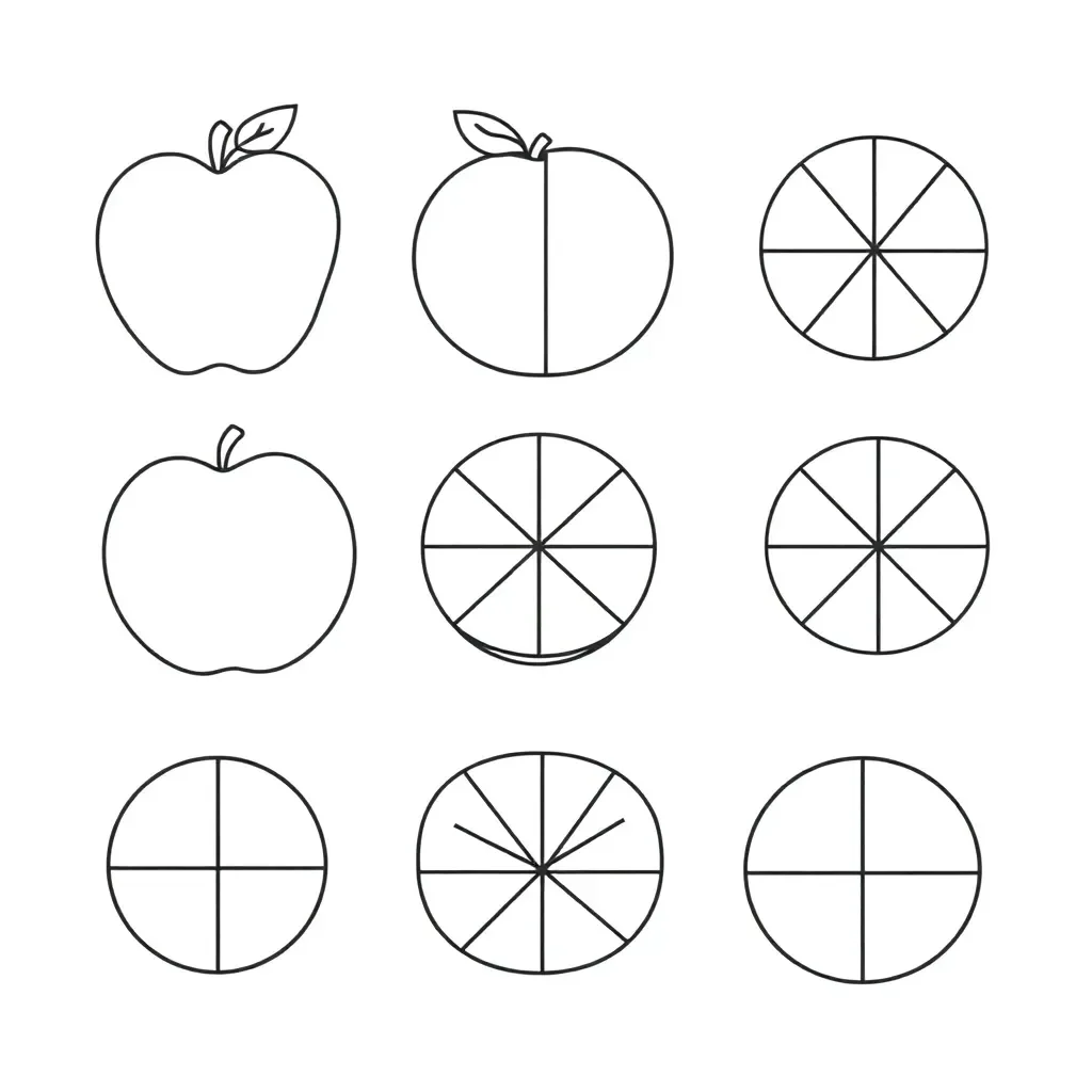 Fraction types illustration