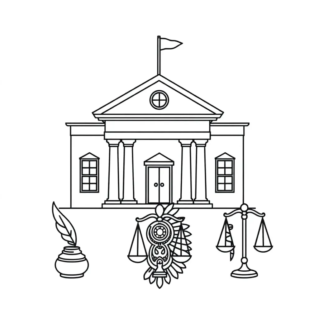 Colonial government illustration