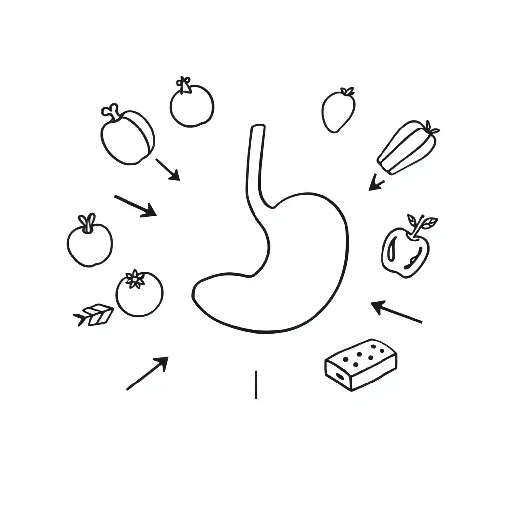 Digestive system diagram