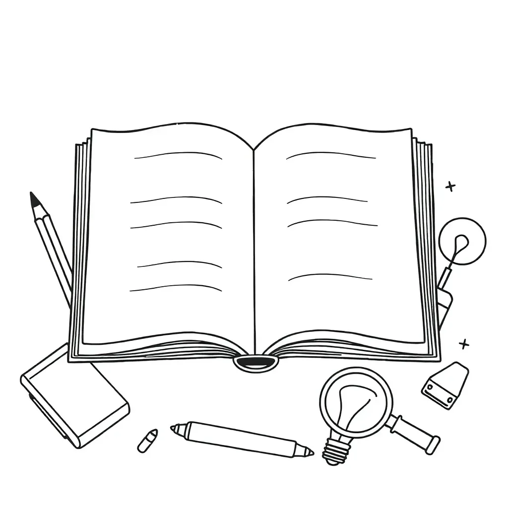 Spelling practice illustration