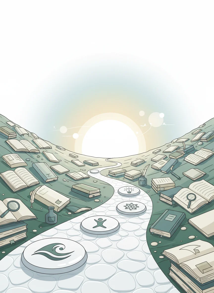 Books and reading illustration