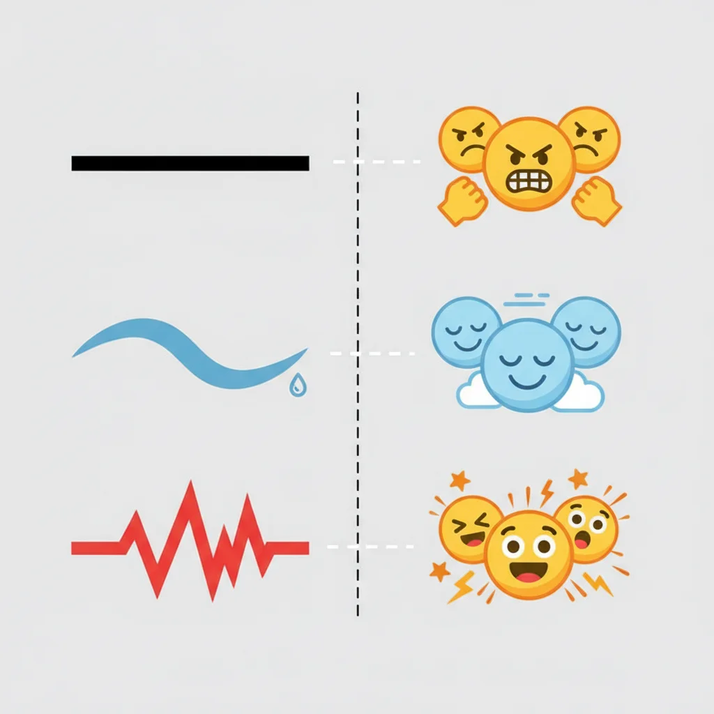 Lines and Emotions Connection