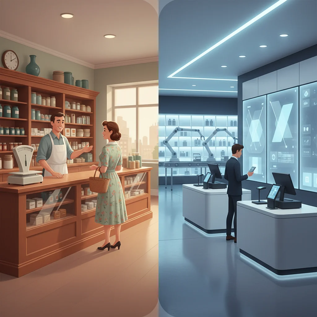 Traditional vs. Modern Retail