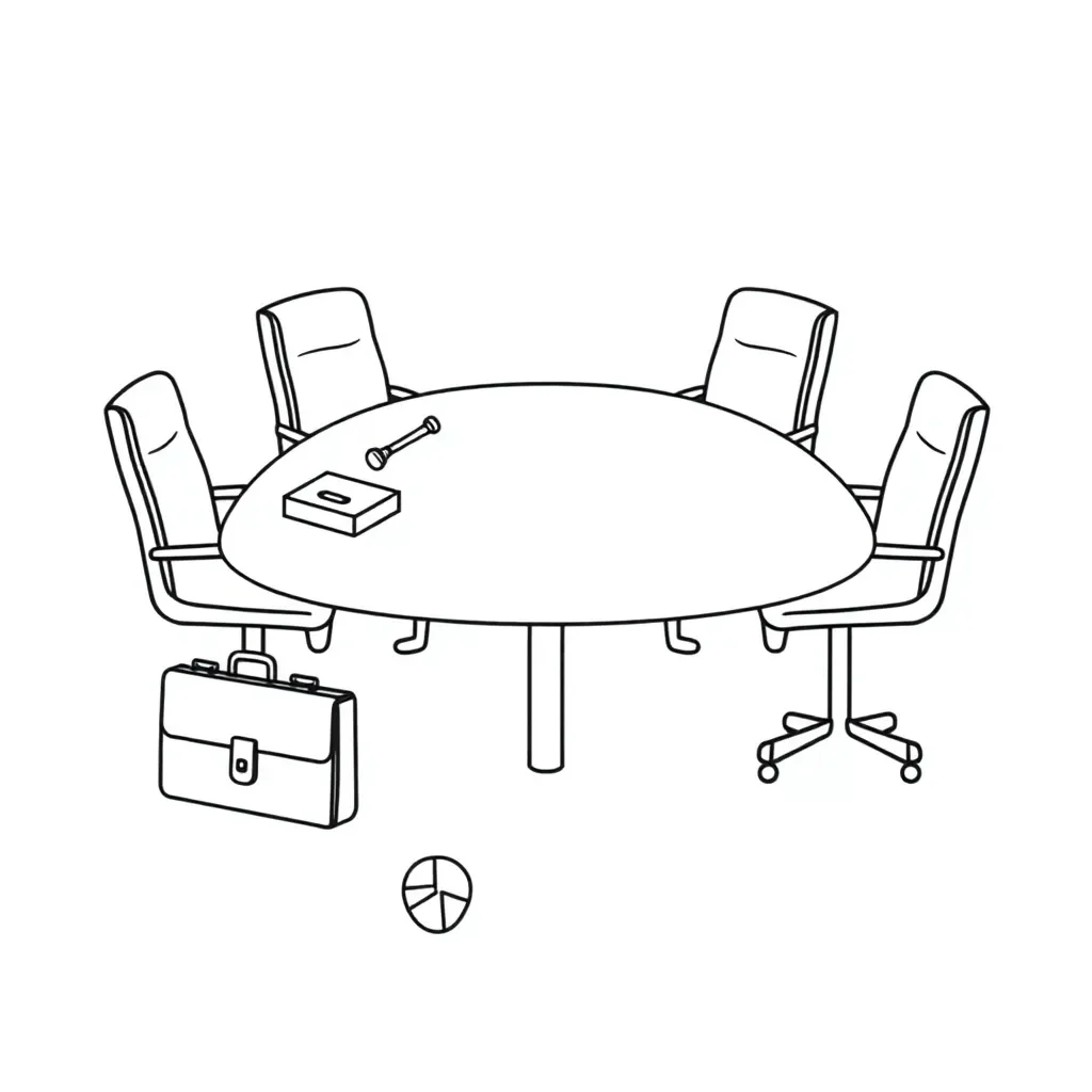 Business director in a meeting