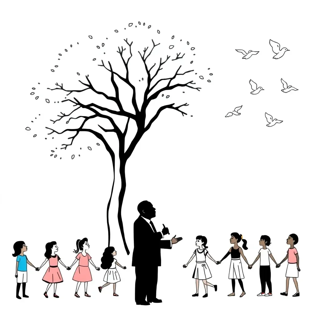 Martin Luther King Jr. illustration