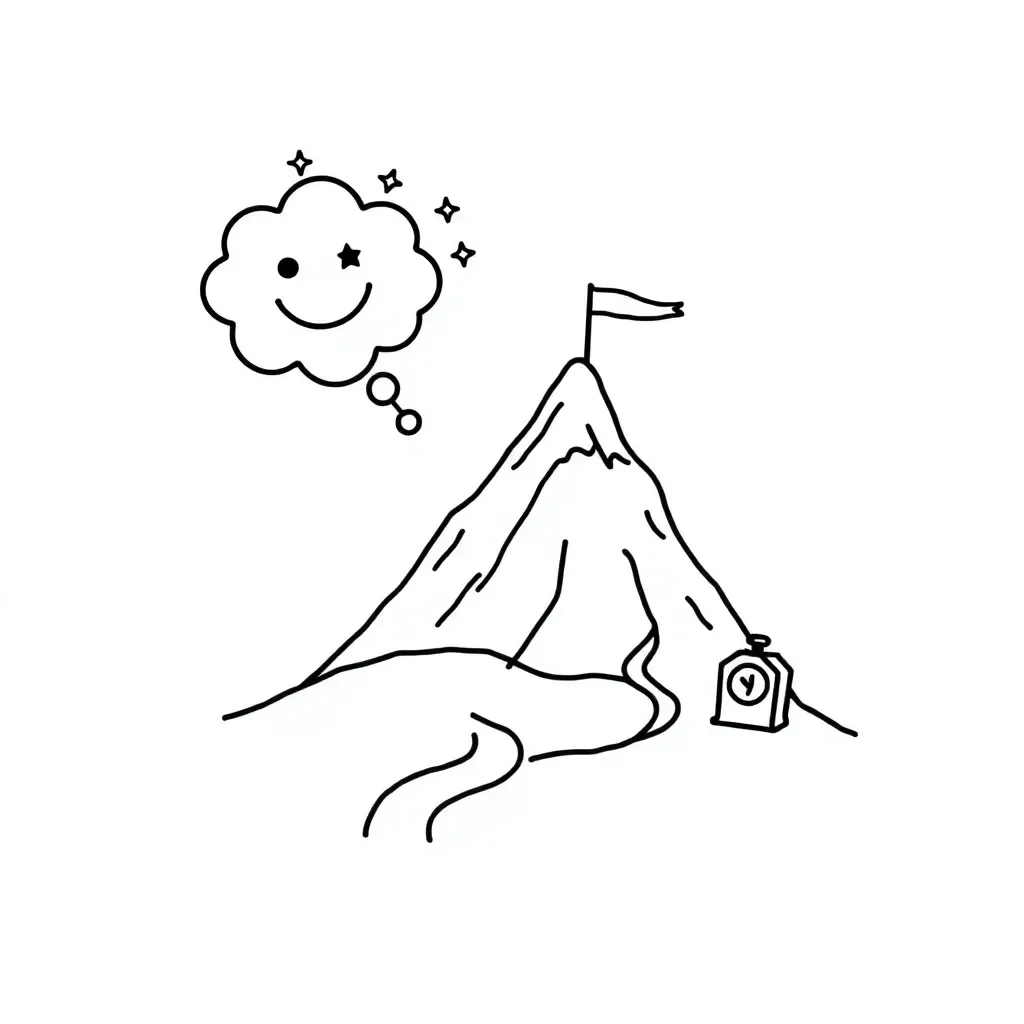Person thinking and reflecting