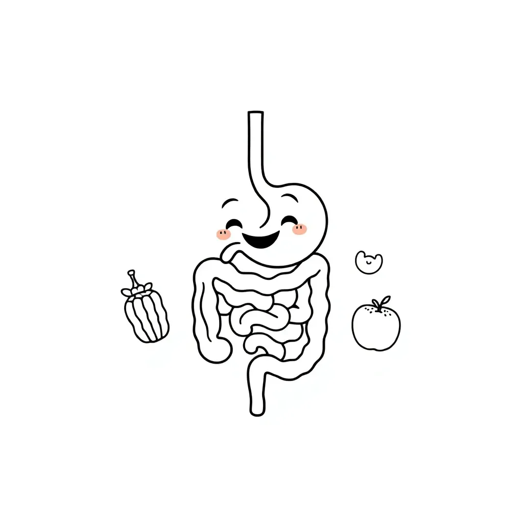 Digestive system diagram