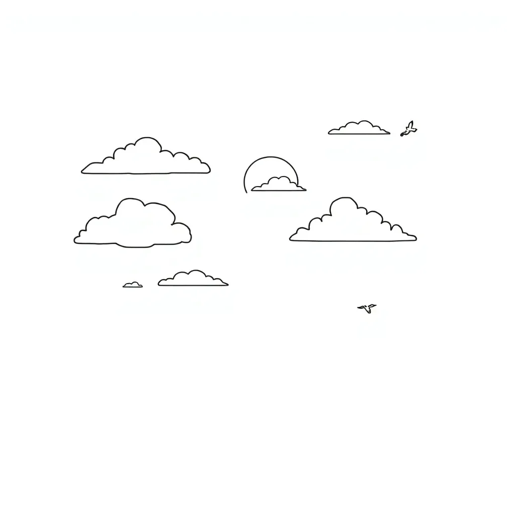 Clouds forming in the sky