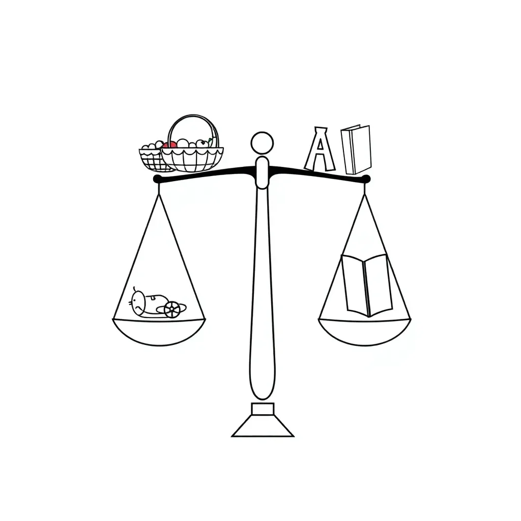 Scale drawing illustration