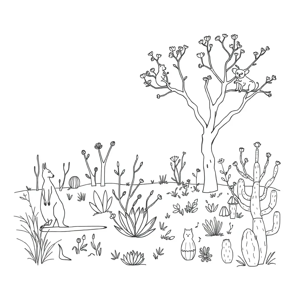 Australian food web with invasive species