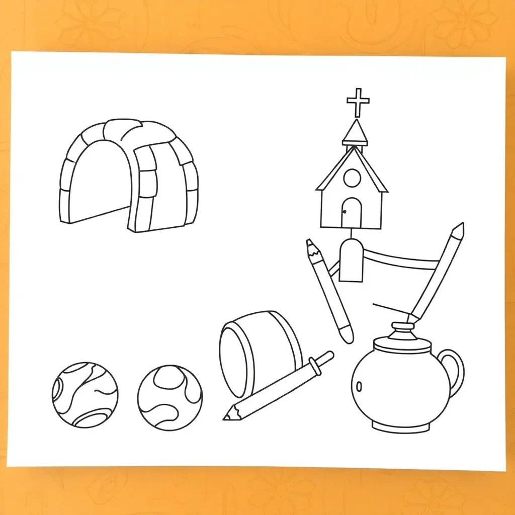Spelling practice illustration