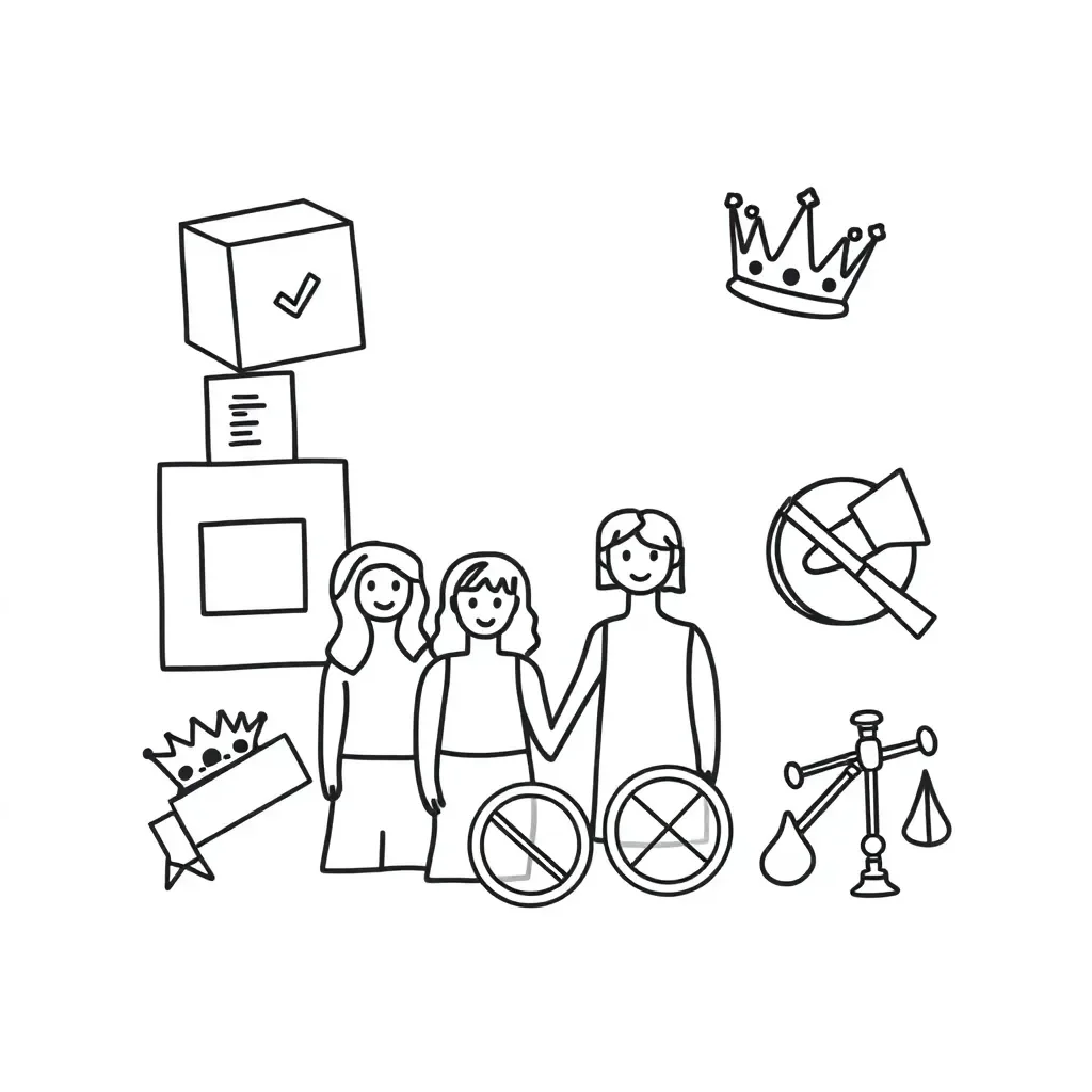 Democracy concept illustration
