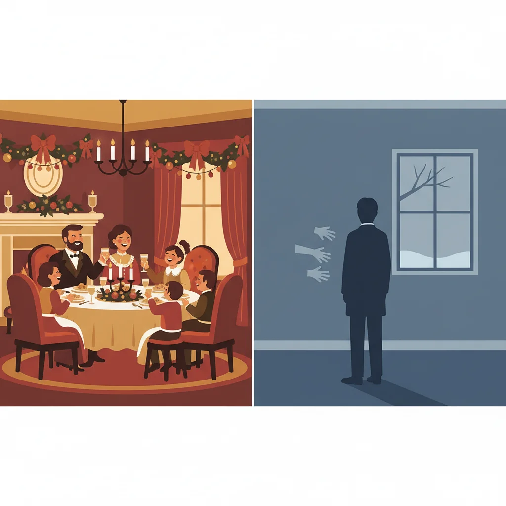 Scrooge's Family Memories: Joy vs. Regret