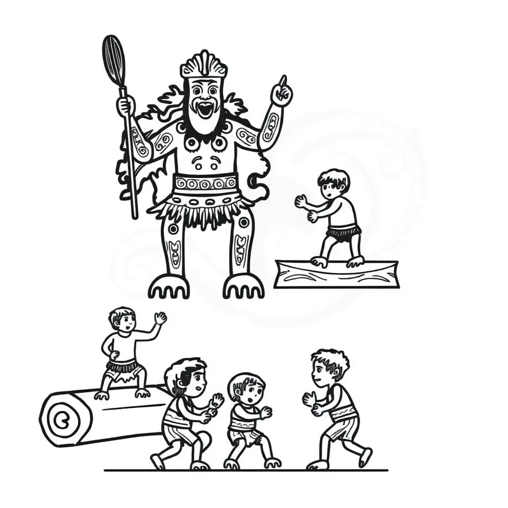 Students playing sports