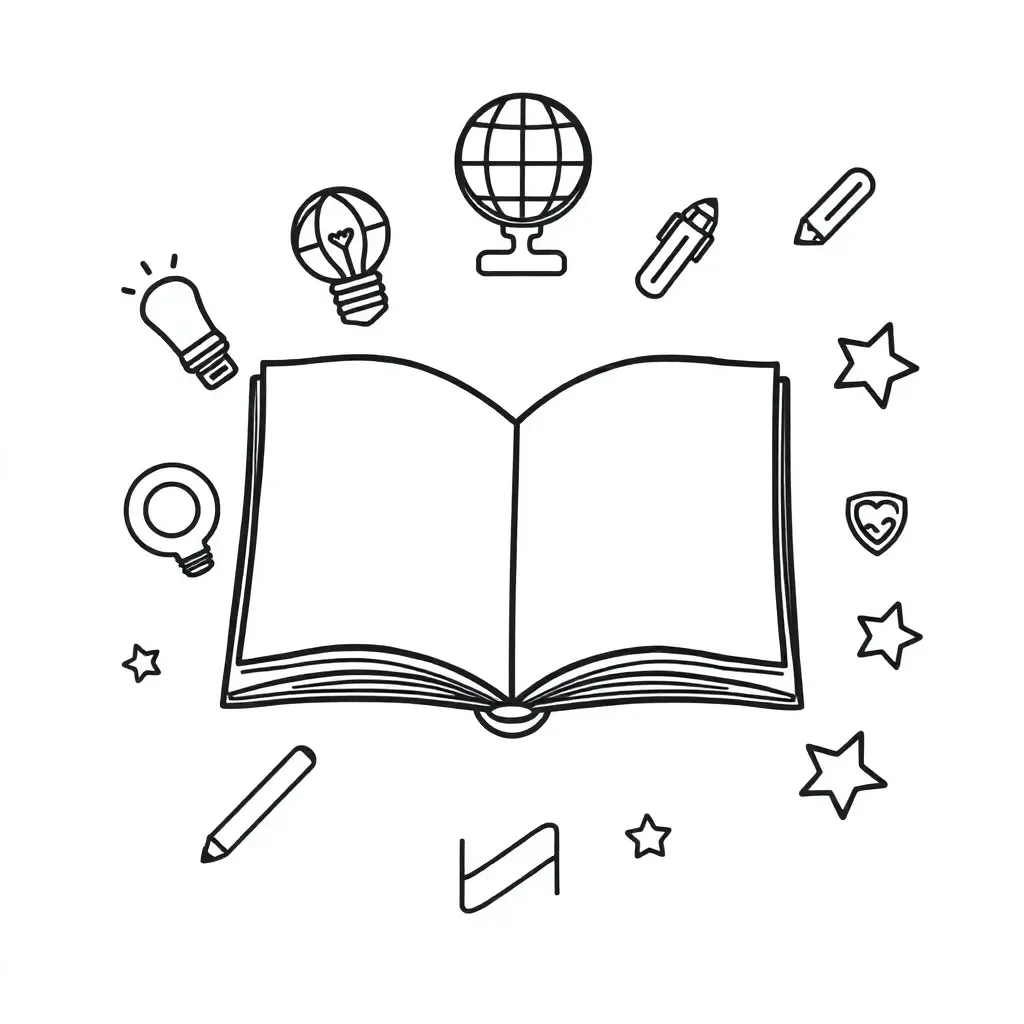 Students reading books and discovering themes